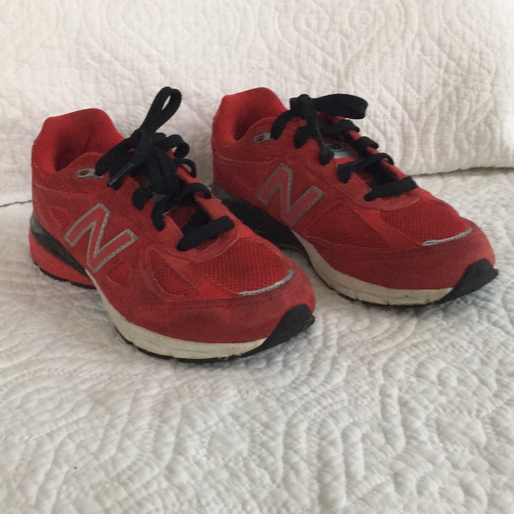 New Balance Kids 990 Running Shoes Sneaker Size 2W